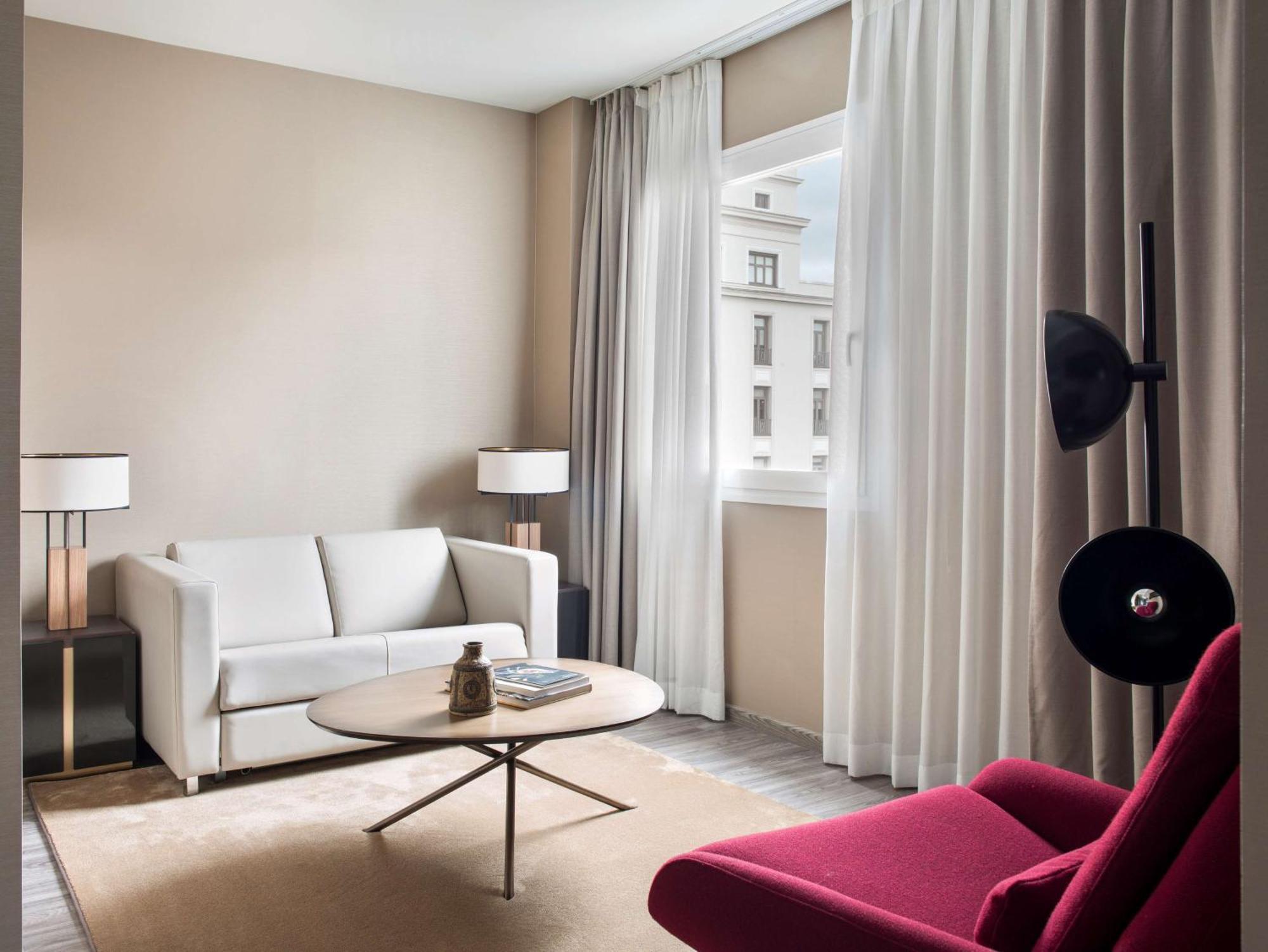 Nh Collection Madrid Suecia Hotel Exterior photo A living room at the hotel